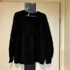 ドゥーズィエムクラス　黒 Vネック ニット セーター　クリーニング済み