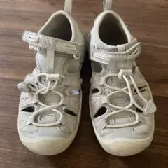 KEEN キッズサンダル シルバー
