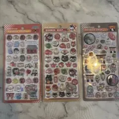 ボンボンドロップシール和柄 ボンドロ東京観光 猫 京都 3枚セット