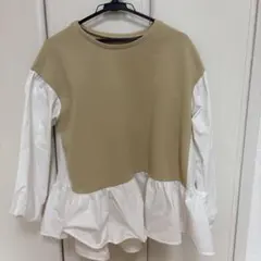 OPAQUE.CLIP ドッキング　チュニック　カットソー　 Mサイズのサムネイル