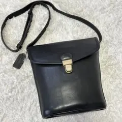 【極希少】OLD COACH ショルダーバッグレザー 222 ブラック