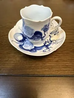 マイセンブルーオーキッド 一級品 マイセン ブルーオーキッド ティーカップ＆ソーサー 824001/23633