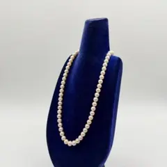 パールネックレス　SV 6.5mm 44cm