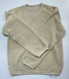 ジェーイーモーガン リバーシブル ボア×天竺 クルーネック長袖 Lサイズ