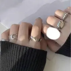 シルバーリングセット 5点