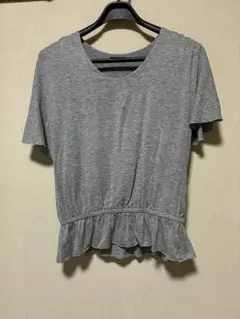 SHIPSシップス トップス　ウエストゴムショート丈ロングスカートで足長効果も
