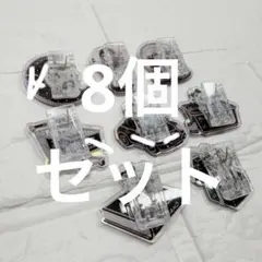 【A】アクリルクリップ 8個セット リオ ロゴ