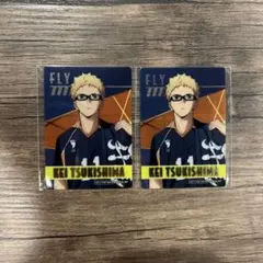 【非売品】ハイキュー プラザ　特典　クリアカード 月島蛍 2枚セット