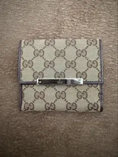 GUCCI GGパターン 二つ折り財布