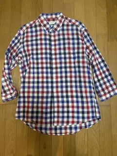 GLOBAL WORK 長袖チェックシャツ