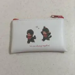 【モンチッチ】フラットミニポーチ