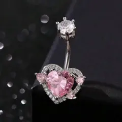 新品✨️】へそピアス ハート