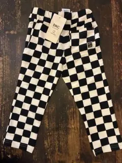 新品 DRC branshes チェッカーパンツ 100cm