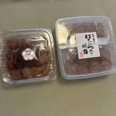 南高梅 はちみつ入り梅 しそプレミアム 2種セットのサムネイル