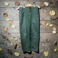 GIRBAUD ワークパンツ グリーン 古着屋で購入した物です。 ビンテージ品のサムネイル