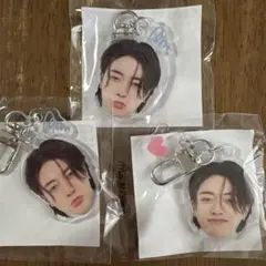 TREASURE はると　喜怒哀楽　顔アクキー　カプセルトイ　喜哀哀