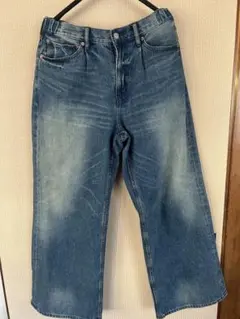 25SS 新品 タグ付き GALFY パンチラデニム 大型犬 インディゴデニム 