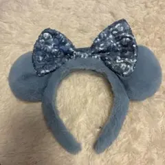 ミッキー耳カチューシャ 水色