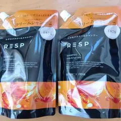 RESP クリームシャンプー 詰め替え用 2本セット