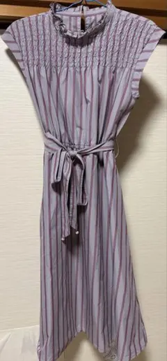 axes femme ワンピース　ストライプ