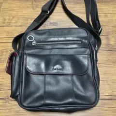 Paul Smith ポールスミス レザー ショルダーバッグ ブラックのサムネイル