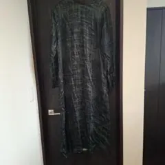 ZARA ダークグリーン・ブラック ワンピース M