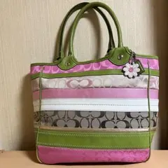 【希少】COACH コーチ パッチワーク トートバッグ 肩掛け A4収納可