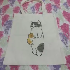 モフサンド 猫イラスト キャンバストートバッグ mofusand