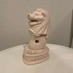 シンガポール ホワイトメルライオン 置物