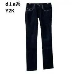 d.i.a.ダイヤ正規品☆強めギャルヒョウ柄ラメギラギラゴールドチェーンデニム d.i.a.ダイヤ正規品☆強めギャルヒョウ柄ラメギラギラゴールドチェーン