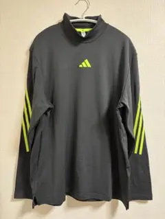 アディダス　モックネックプルオーバー　裏起毛　XL