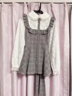 Secret Honey セットアップ グレー リボン無し