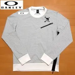 オークリー ゴルフウェア 長袖プルオーバー Mサイズ スカル スニード