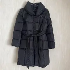 INGNI ブラック ダウンコート ウエストベルト付き ダウンジャケット M