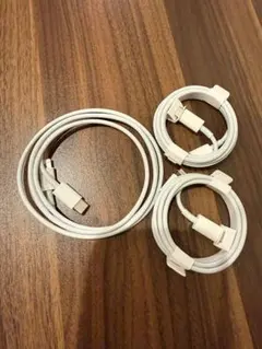 【Apple純正・新品】USB-C Lightningケーブル 3本セット