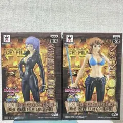 ONE PIECE FILM GOLD DXFフィギュア　ナミ＆カリーナ