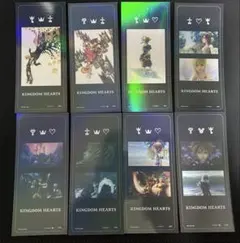 KINGDOM HEARTS ホログラムブックマーク コンプセット 前半 ロフト