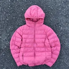 old uniqlo 00s 90s ダウン　短丈　y2k ピンク　モンベル似
