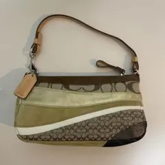 Coach シグネチャー　パッチワーク ハンドバッグ