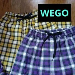 【WEGO】チェックパンツ 2枚セット！まとめ売り