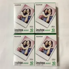 FUJIFILM チェキフィルム instax mini 4パック
