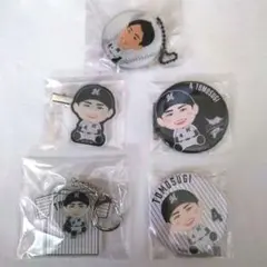 千葉ロッテマリーンズ 友杉篤輝 缶バッジ アクキー クリップ 5点まとめ売り