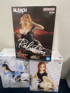 BLEACH　リラックス タイム　朽木　松本　井上　フィギュア　3種セット BLEACH リラックス タイム 朽木 松本 井上 フィギュア 3種セット