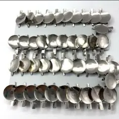 金属製丸型ヘアクリップ 40個セット (+2個)