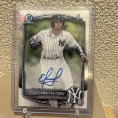 Topps Bowman Chrome Edgleen Perez 直筆サイン