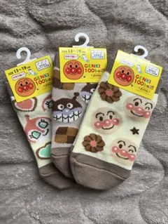 アンパンマン靴下 3足セット 13-19cm