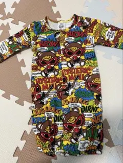 カラフルコミックロンパース フリーサイズ