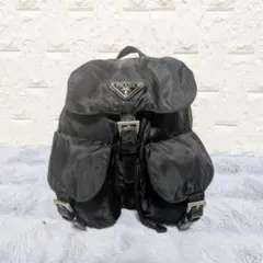 【最終値下】 PRADA テスート リュック バックパック ブラック 三角ロゴのサムネイル