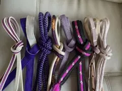 ゆ1765⭐️帯締め❤️7点セット❤️まとめ売り❤️おまけ付き❤️着物❤️美品あり⭐️和装小物