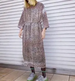 ANNTIAN/アンティアン シルクワンピース 総柄 定価14万円 ANNTIAN/アンティアン シルクワンピース 総柄 定価14万円 - メルカリ